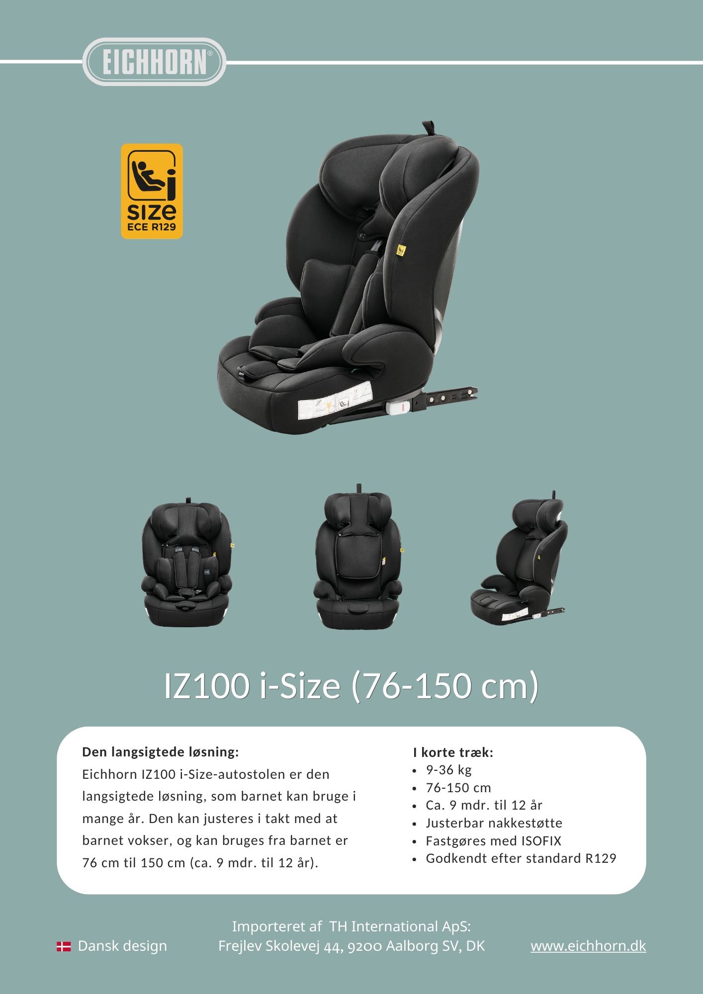 IZ100 i-Size (76-150 cm)